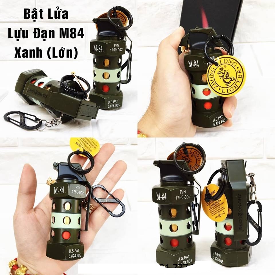 Bật lửa móc khóa kim loại M-84