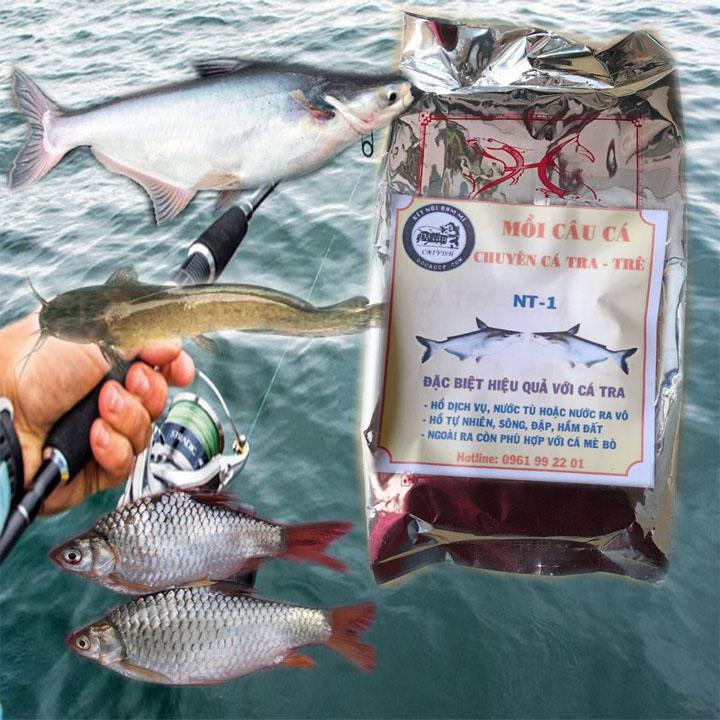 MỒI Câu Cá Tra _ Cá Trê ( NT-1)-mồi câu cá da trơn-mồi câu cá
