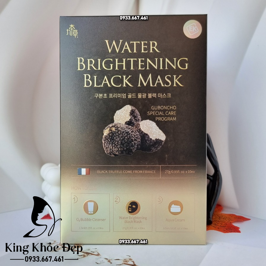 [HCM]Mặt Nạ Thải Độc UGB Water Brightening Black Mask 1 Miếng