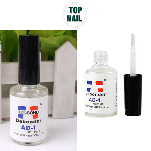 Nước sáng đá phá tháo móng giả, Chai gel tháo móng nail AD