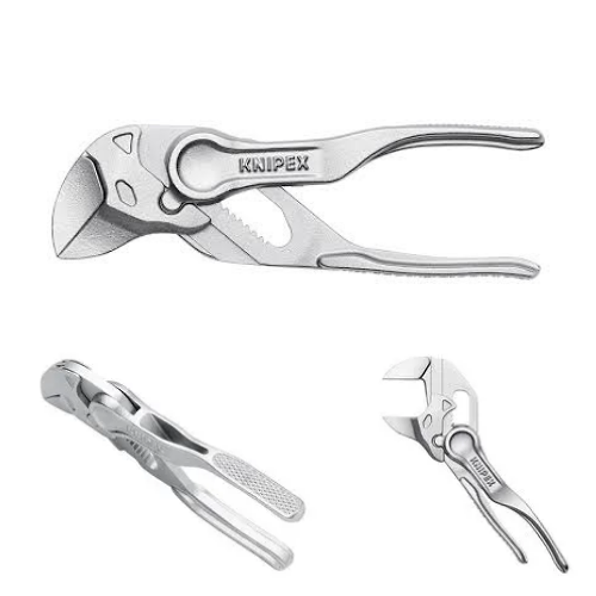 Kìm mỏ lết cờ lê knipex 86 04 100 xs mini mở đến 21mm - hàng chính hãng 100% từ đức