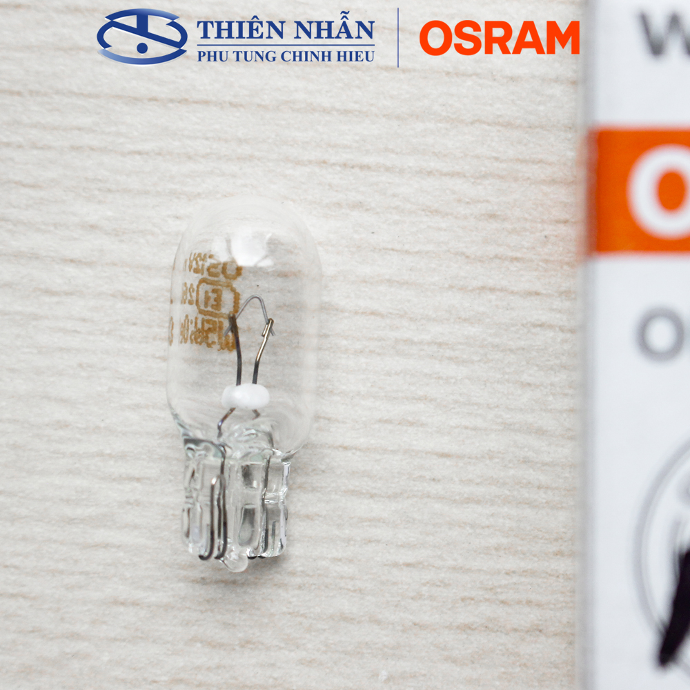 Bóng đèn Halogen OSRAM T10 sương mù/demi/xi nhan cho nhiều dòng xe máy Wave, Dream, Future,.. (2825)