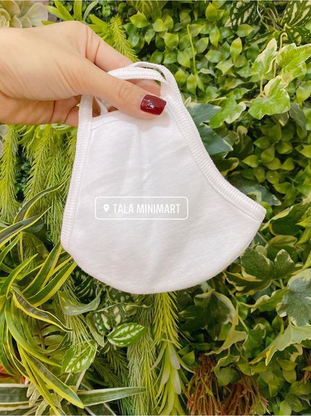 [HCM]Khẩu trang vải kháng khuẩn MÀU TRẮNG ( set 10 cái)