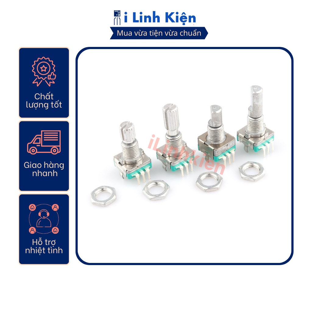 Công tắc volume vô cấp EC11 15mm 20mm 3 chân