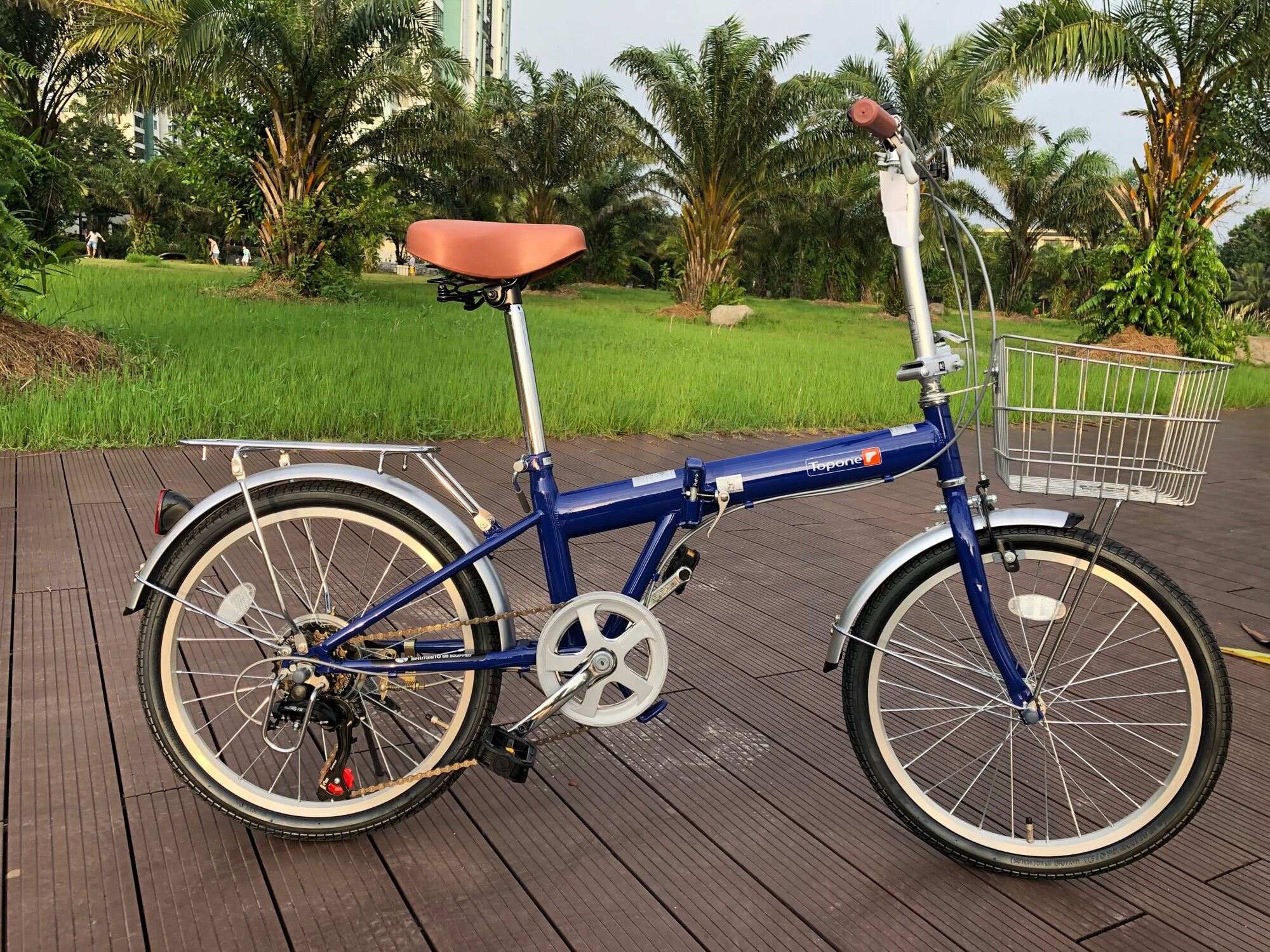 Xe đạp gấp Nhật - TOPONE