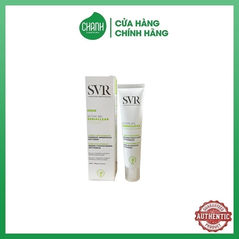 Kem Dưỡng Làm Giảm Mụn & Dầu Nhờn SVR Sebiaclear Active 40ml