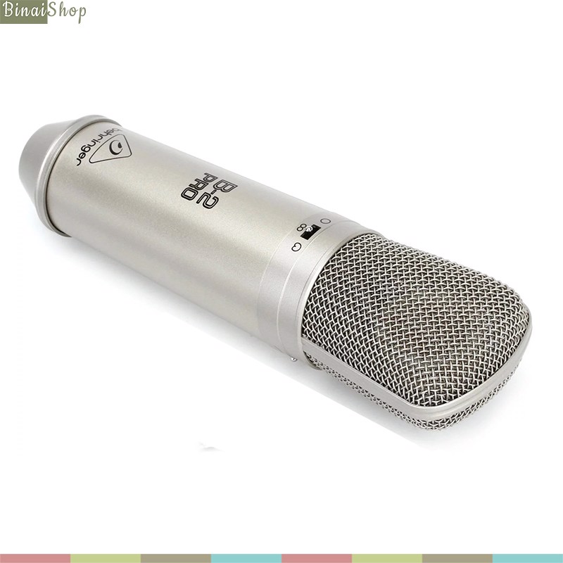[Trả góp 0%]Micro Condenser Cao Cấp Phòng Thu Behringer B-2 Pro