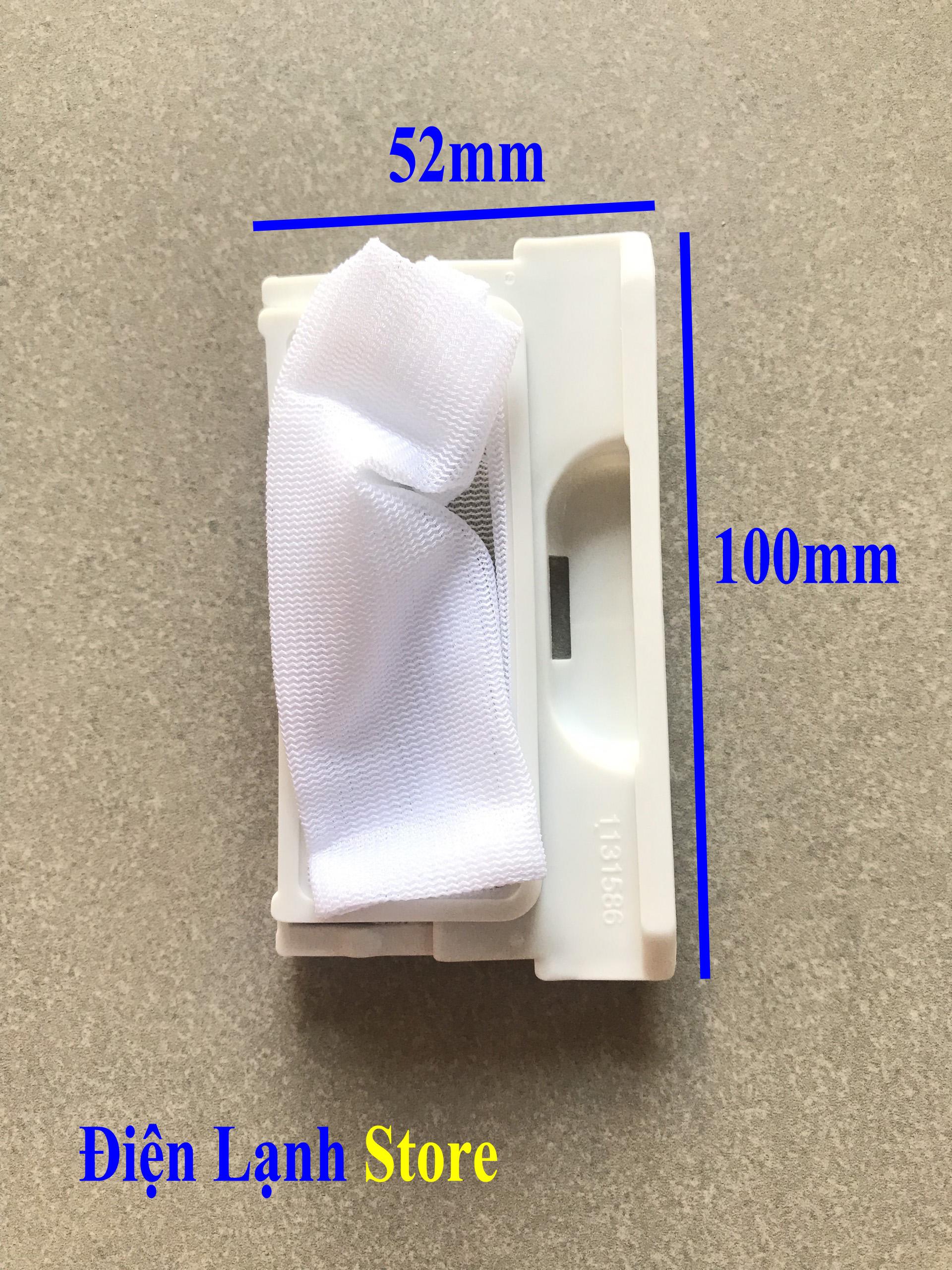 Combo 2 lưới lọc máy giặt SHARP kích thước 100mm x 52mm