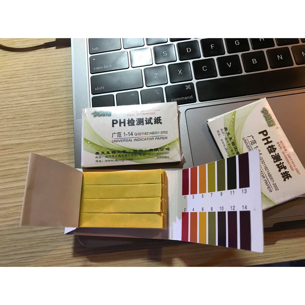 Giấy quỳ tím đo độ Ph test nước
