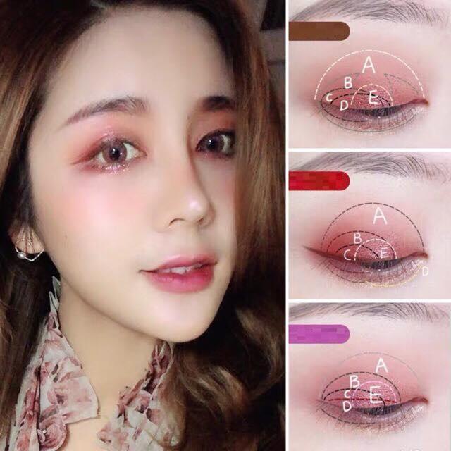 Bảng phấn mắt nhũ Moji New Nude For Part