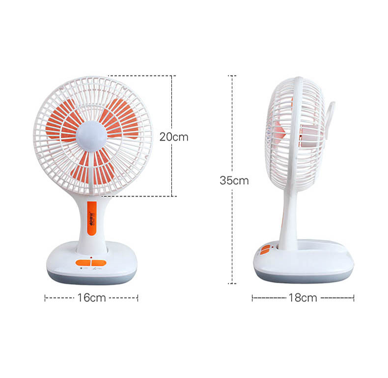 Quạt sạc tích điện - Kiêm sạc dự phòng -Tặng kèm dây sạc nhanh & Dây sạc Pin dự phòng - Quạt tích điện Ông Tây có đèn chiếu sáng - Quạt mini - Tích hợp sẵn USB để sạc pin cho điện thoại, Móc treo quạt - Dung lượng 4000 mah - BH UY TÍN 1 đổi 1