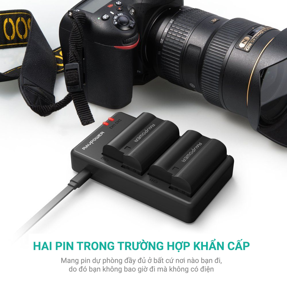 Pin Sạc Ravpower EL15 cho Nikon
