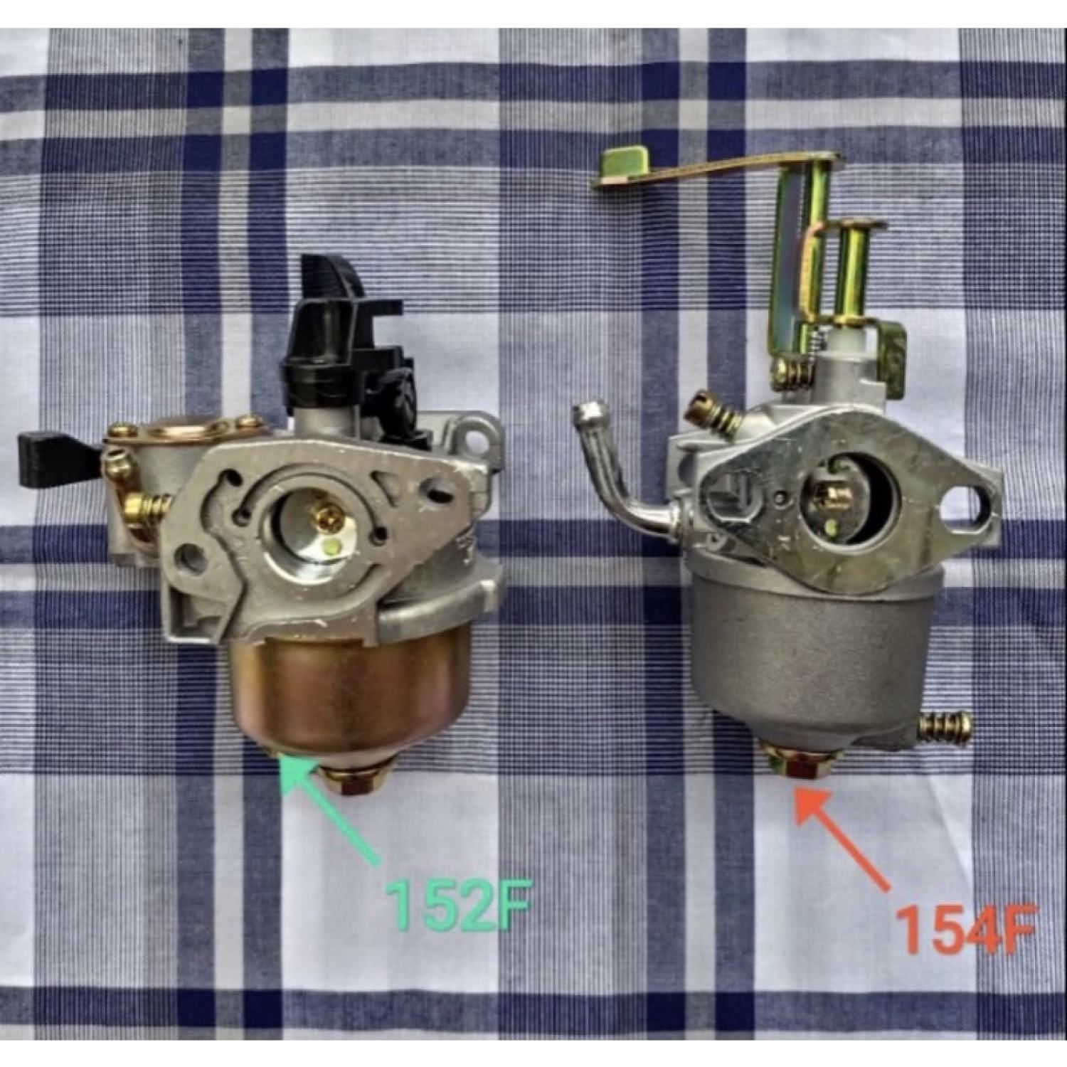 Chế hoà khí 152f 154f máy bơm nước gx100
