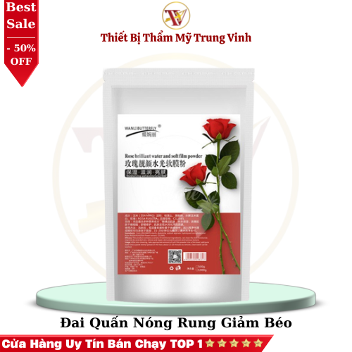 Mặt nạ collagen hoa hồng đỏ ( mặt nạ DNA cá hồi) cao cấp