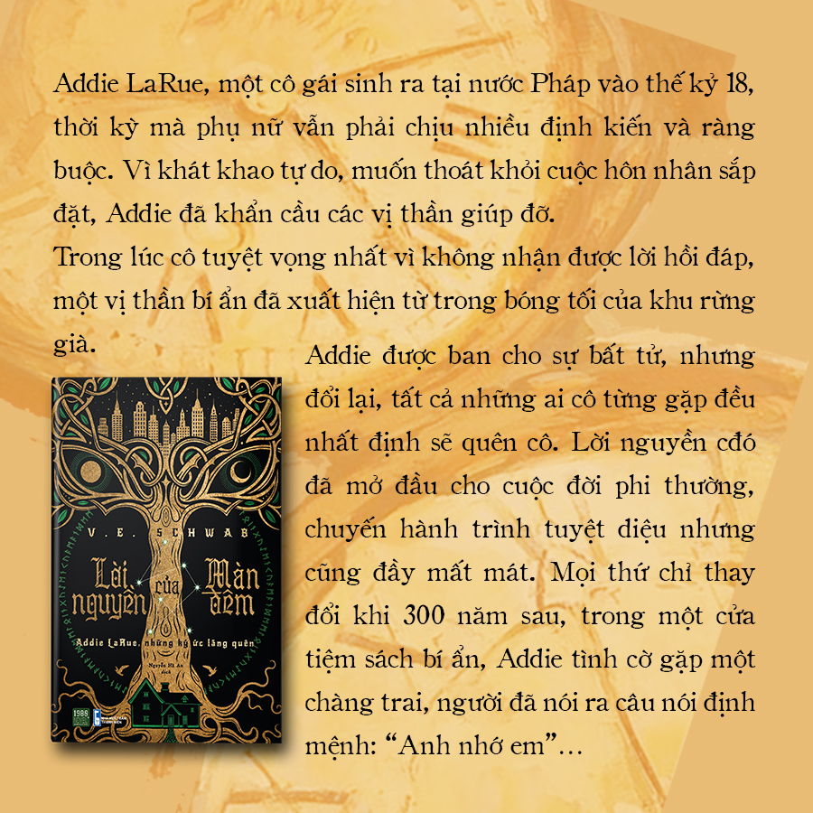 Lời nguyền của màn đêm - V. E Schwab (1980BOOKS HCM)