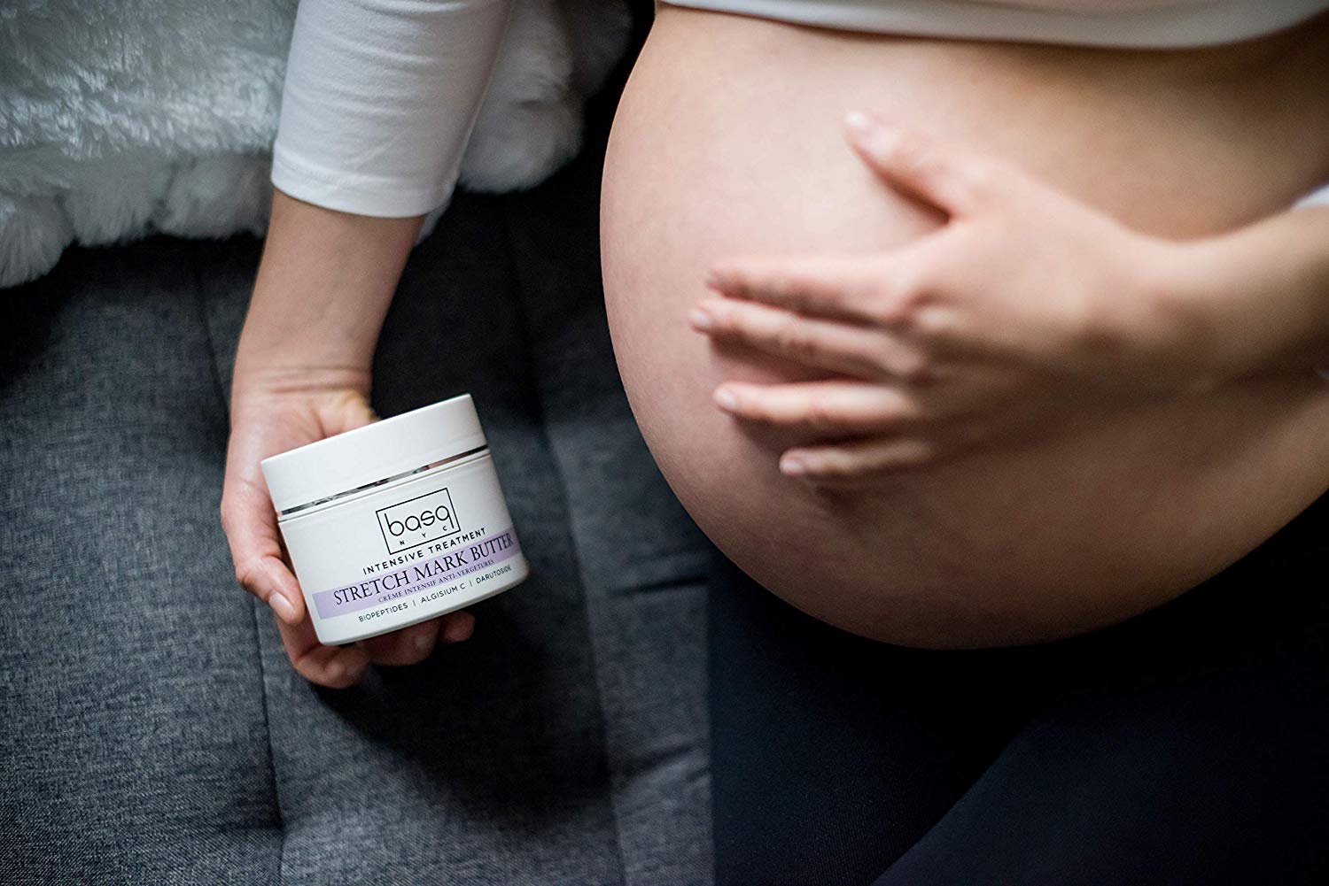 [Hàng Mỹ] Basq Advanced Stretch Mark Butter Kem chống rạn da dành cho bà Bầu 165ml date 7-2025