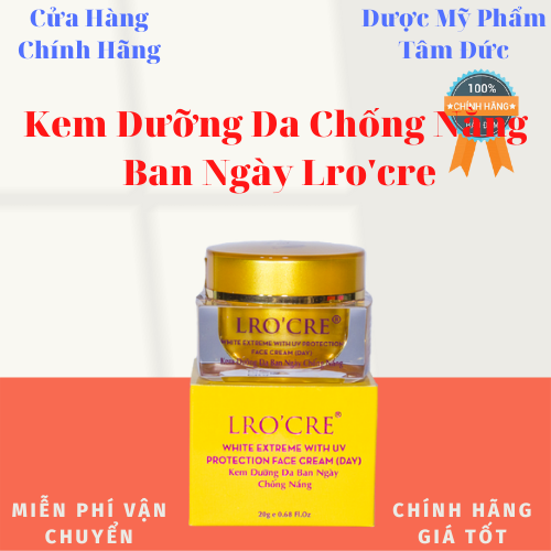 [HCM]Kem dưỡng trắng da mặt Lrocre (Ban Ngày)- DMPTD2