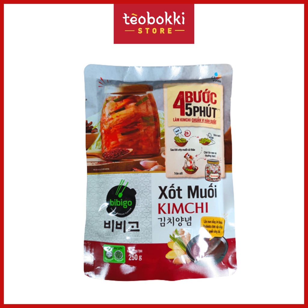 Sốt muối kim chi Hàn Quốc O'Food - Xốt muối kim chi chuẩn vị Hàn Quốc Bibigo