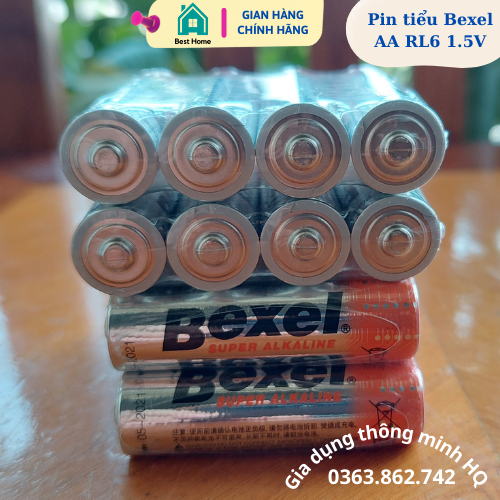 Pin tiểu Bexel Alkaline AA LR6 1.5V (1 vỉ 4 viên)