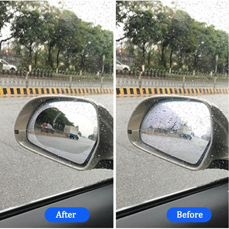 Car Rearview Mirror Anti Fog Rain Proof Coating Film Covers rain blades sticker