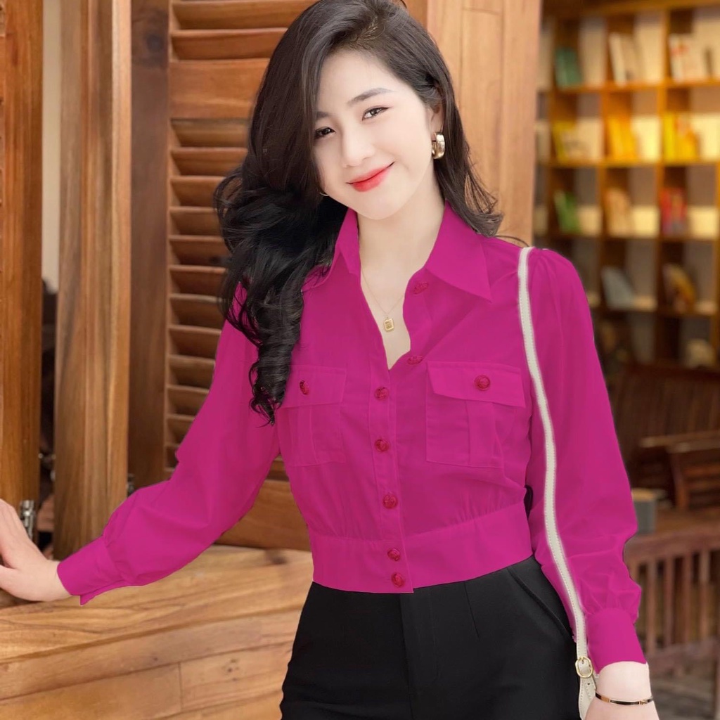 [Nhập LAZFASHION32 - giảm 60K] Áo Sơ Mi Kate Thái Cao Cấp SV74