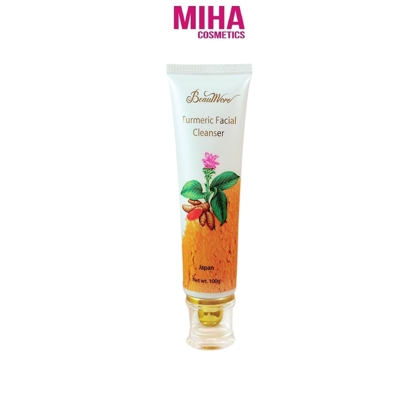Sữa Rửa Mặt Nghệ Cao Cấp Beaumore Turmeric Facial Cleanser 100g Nhật Bản