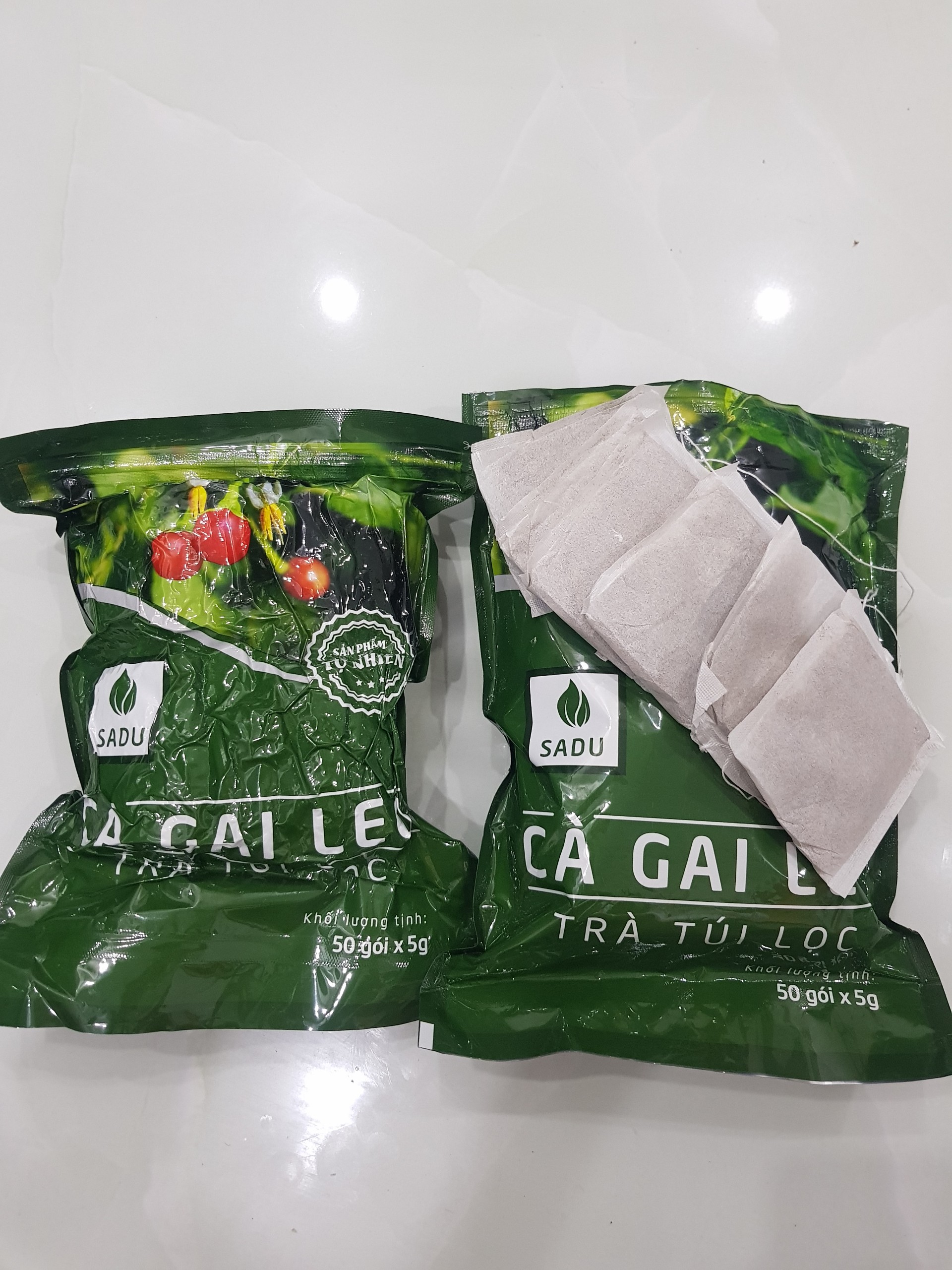 [500gr] Trà túi lọc Cà Gai Leo SaDu,(100 túi lọc) Tea