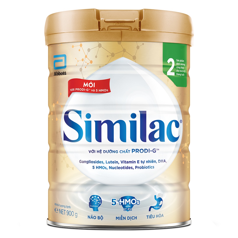 Sữa bột Abbott Similac PRODI-G 1 2 3 LOẠI 900g Mới