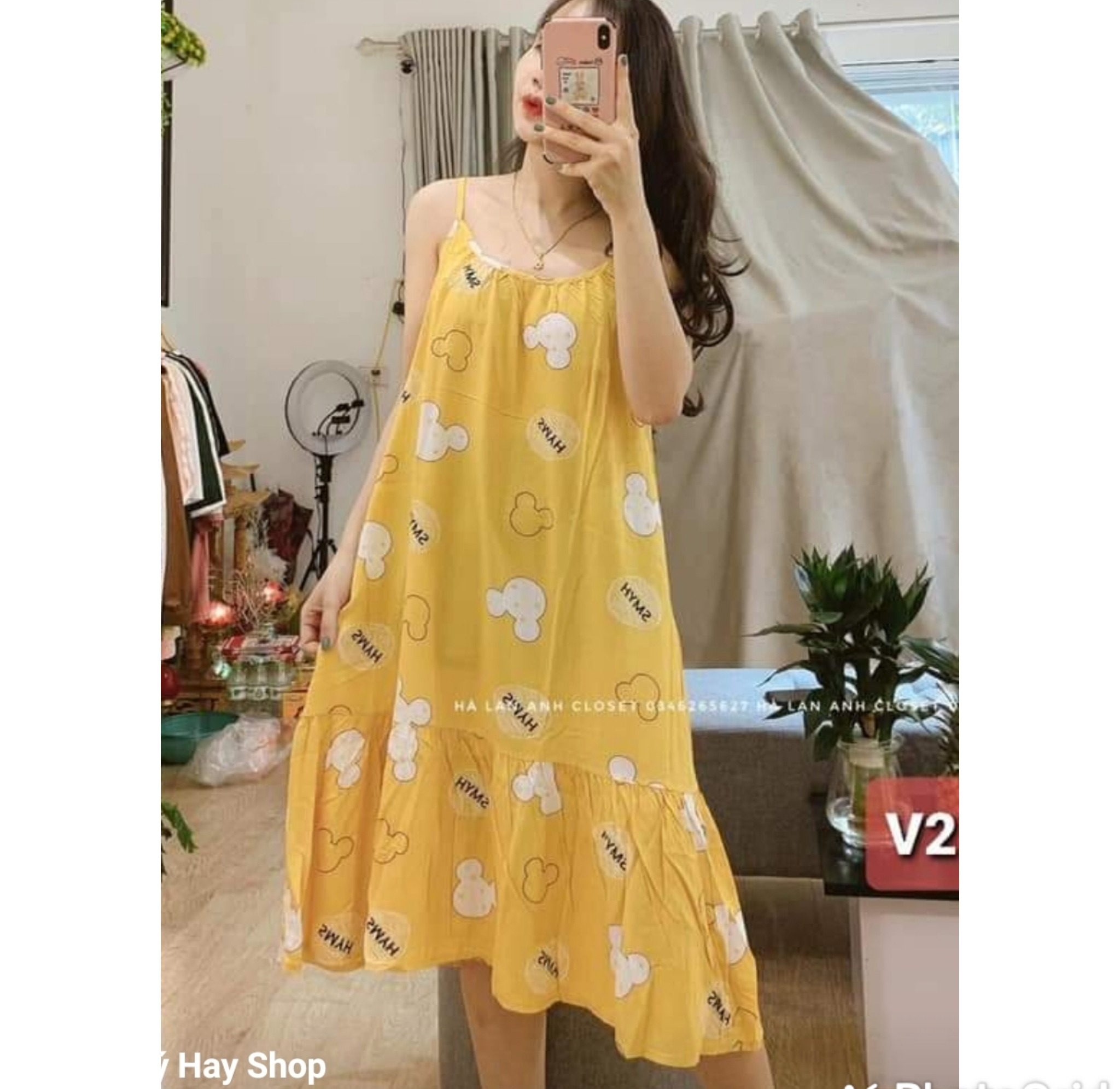 Váy bầu cao cấp siêu sang🌸chất cotton mát mềm mịn thấm hút mồ hôi 🌸free size 43~70kg
