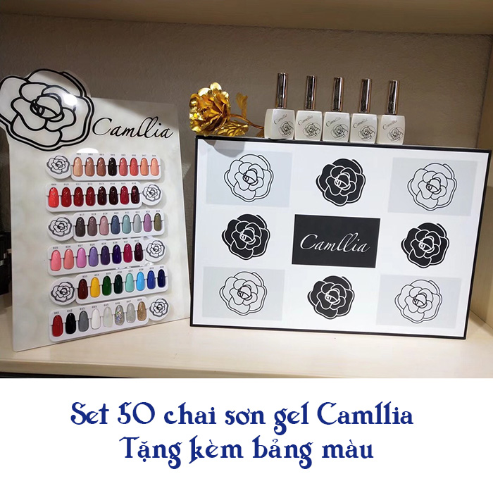 Set 50 chai sơn gel Camilla