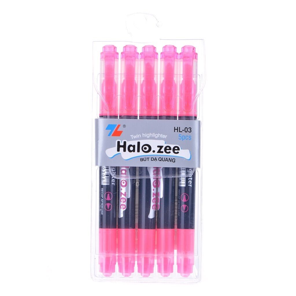 [MUA 2 GIẢM 5%]Bút dạ quang 2 đầu Halo-zee HL03