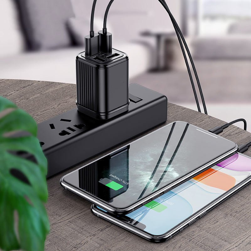[HCM]Củ sạc 4 cổng USB 3.4A HOCO C84