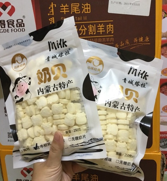 Kẹo sữa bò Nội Mông gói 250gr