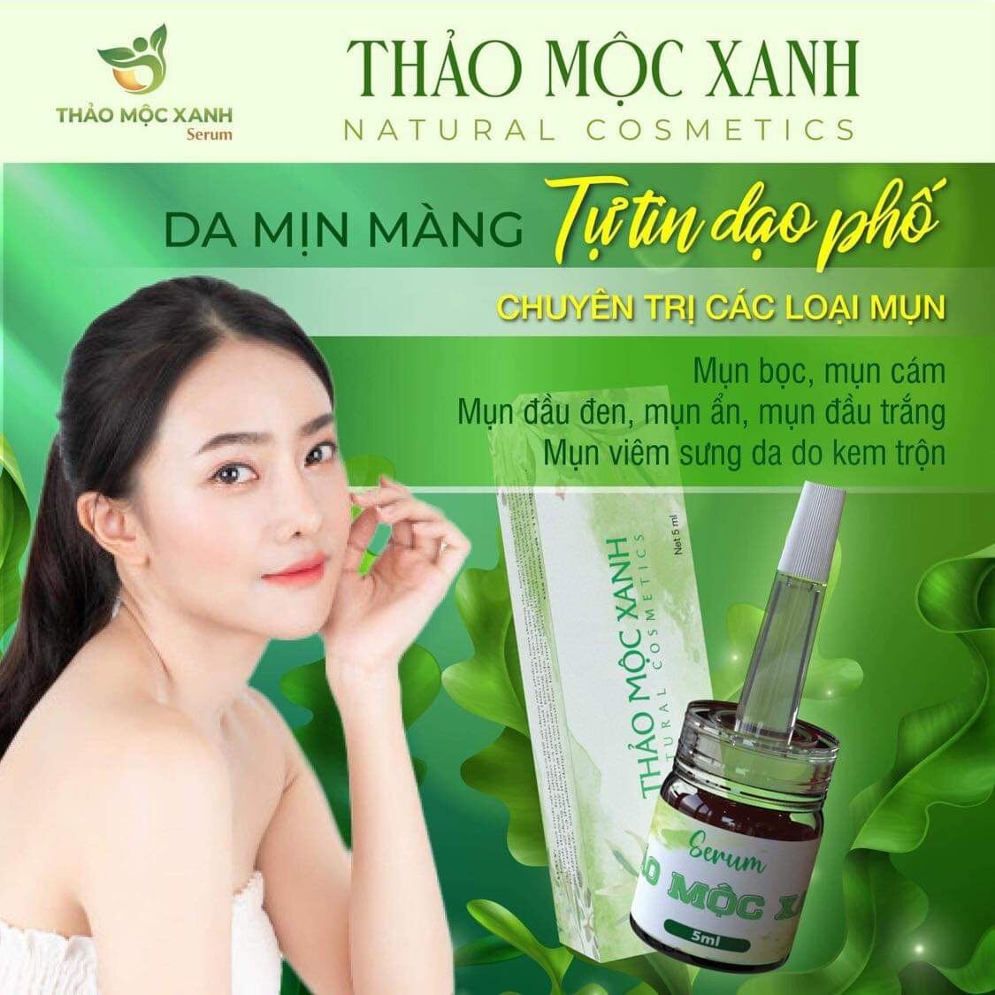 Serum Thảo Mộc Xanh Hàng Chính Hãng