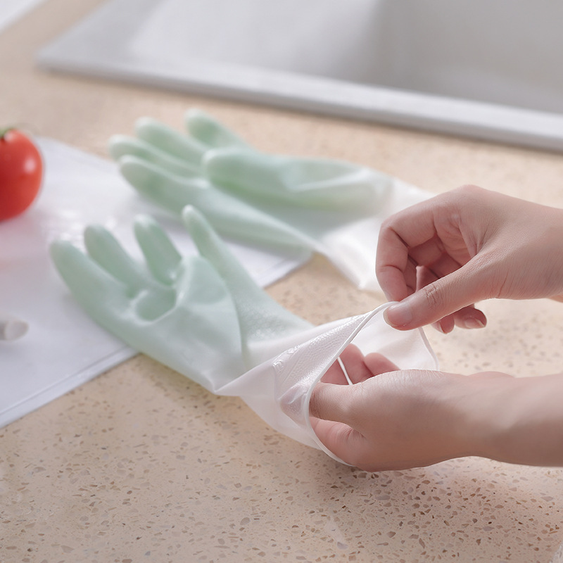 Bao Tay Rửa Chén Cao Su Hình Hươu Siêu Dai