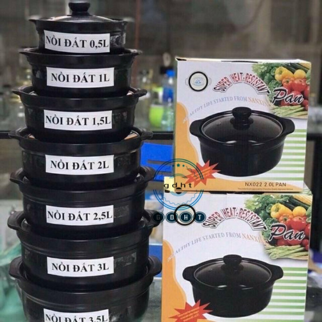 8inch- nồi đất kho cá- mỳ cay