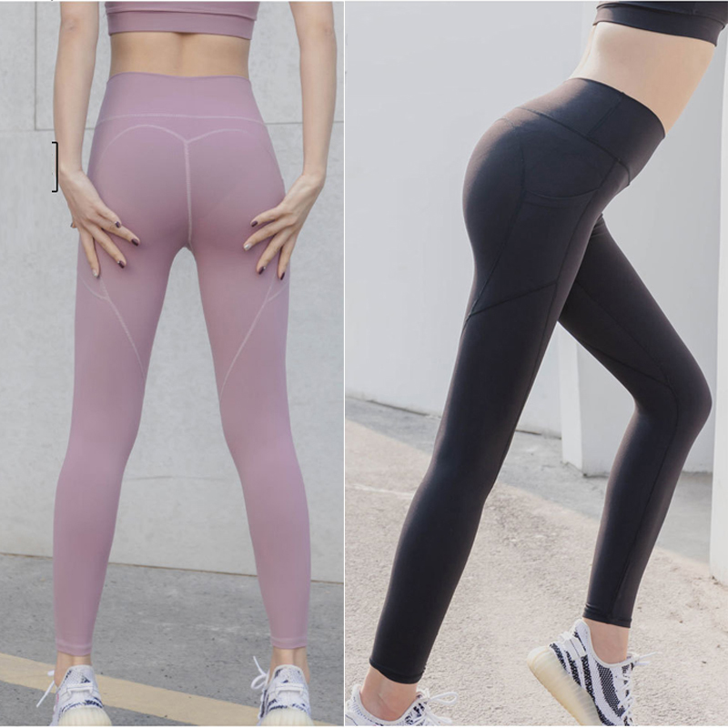 [HCM]Quần Legging Tập Yoga Cạp Cao ( Có Túi Hông )