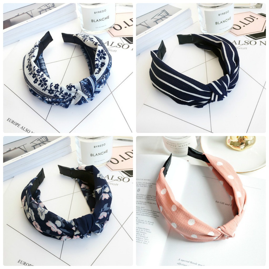 Bờm buộc tóc turban kute