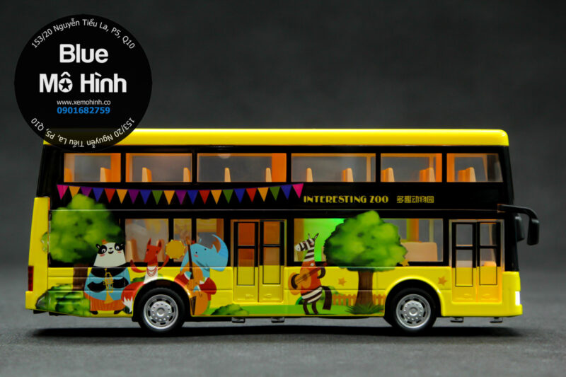 Blue mô hình | Mô hình xe bus xe khách hoạ tiết