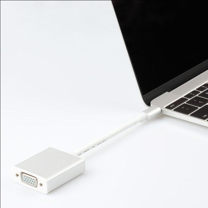 Cáp chuyển USB Type C sang VGA độ nét cao Full HD 1080p