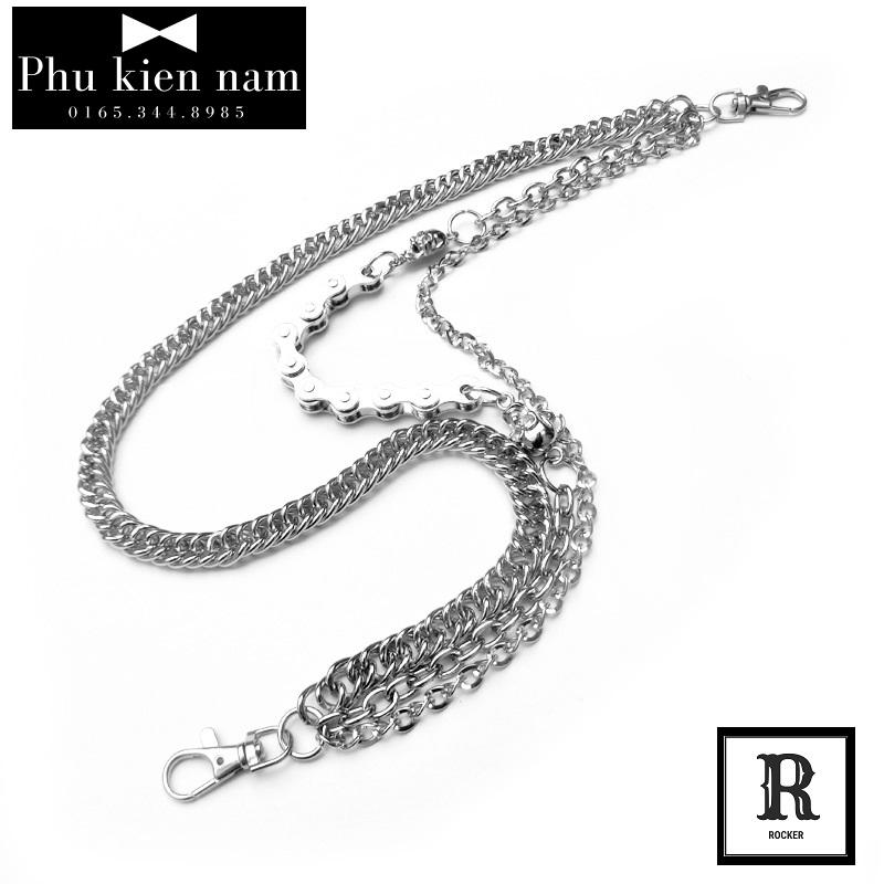 Xích quần Jeans – Chuỗi Silver Manacle - Mã XQJ009