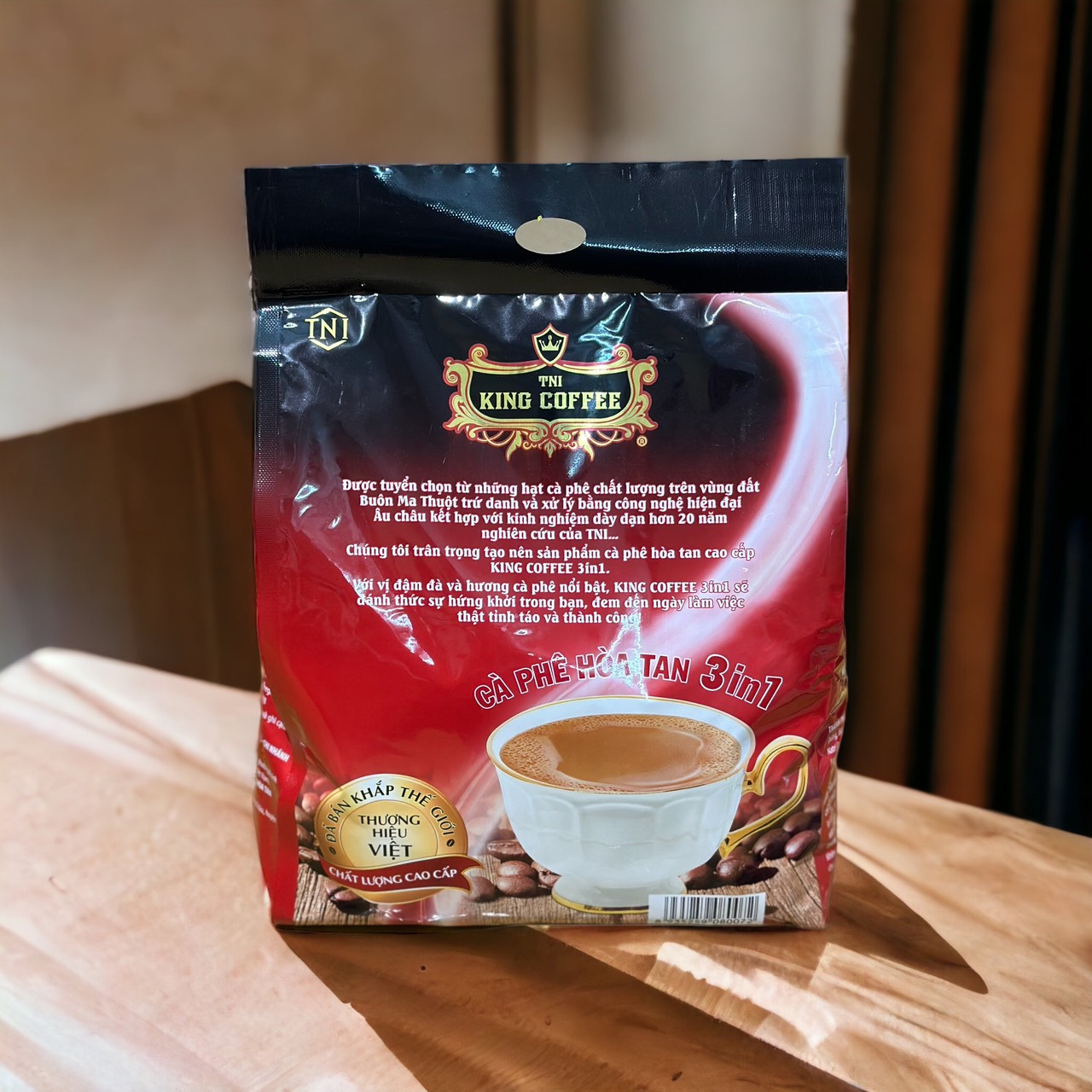CÀ PHÊ SỮA 45 GÓI KING COFFEE( LOẠI ÍT SỮA)