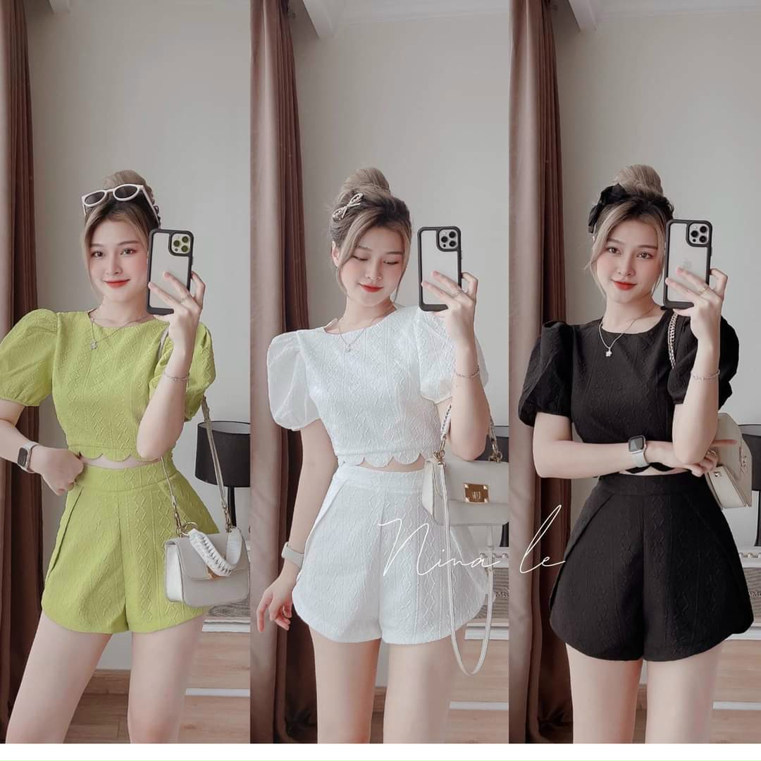 Sét Đùi Cột Dây Sau Lưng Vải Chỉ Xốp