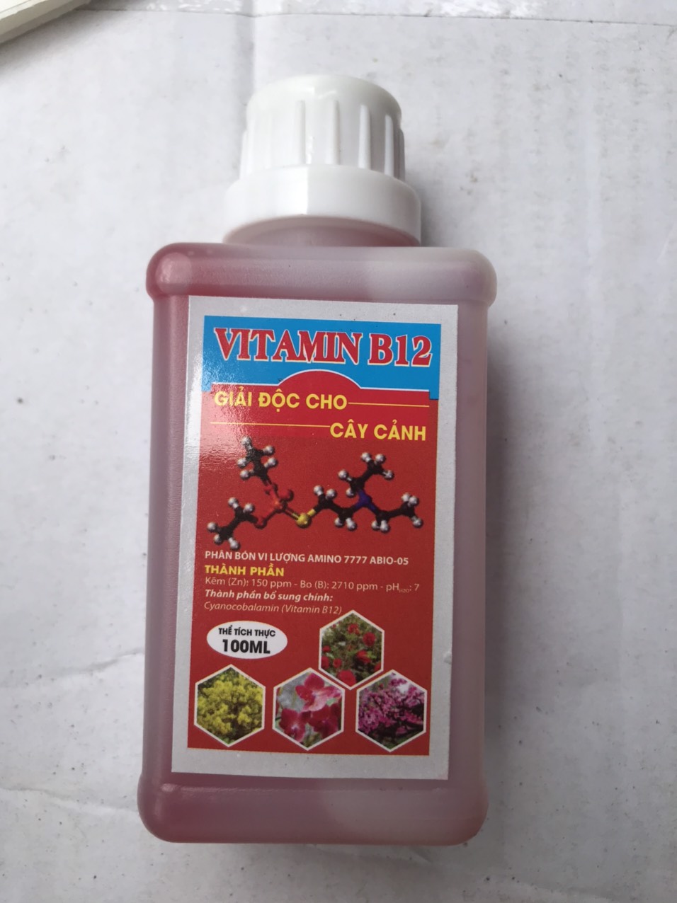 VITAMIN B12 giải độc cây cảnh 100ml