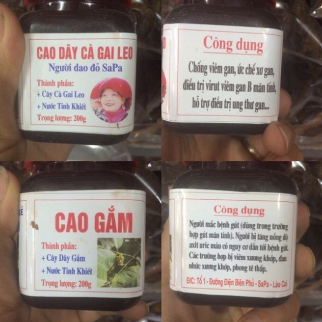 Hộp 200g cao gắm