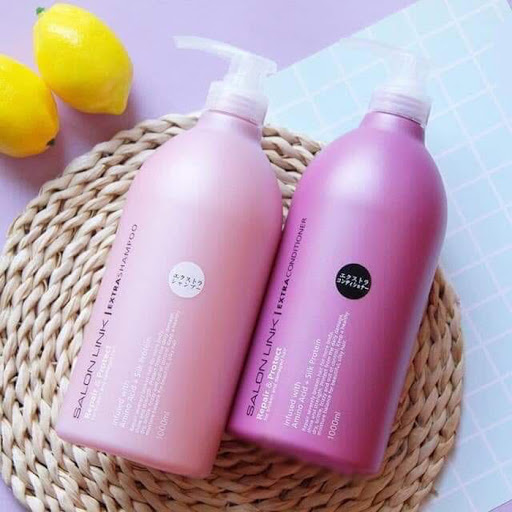 Set Gội Xả Suôn Mượt Tóc Salonlink Nhật Bản 1000ml