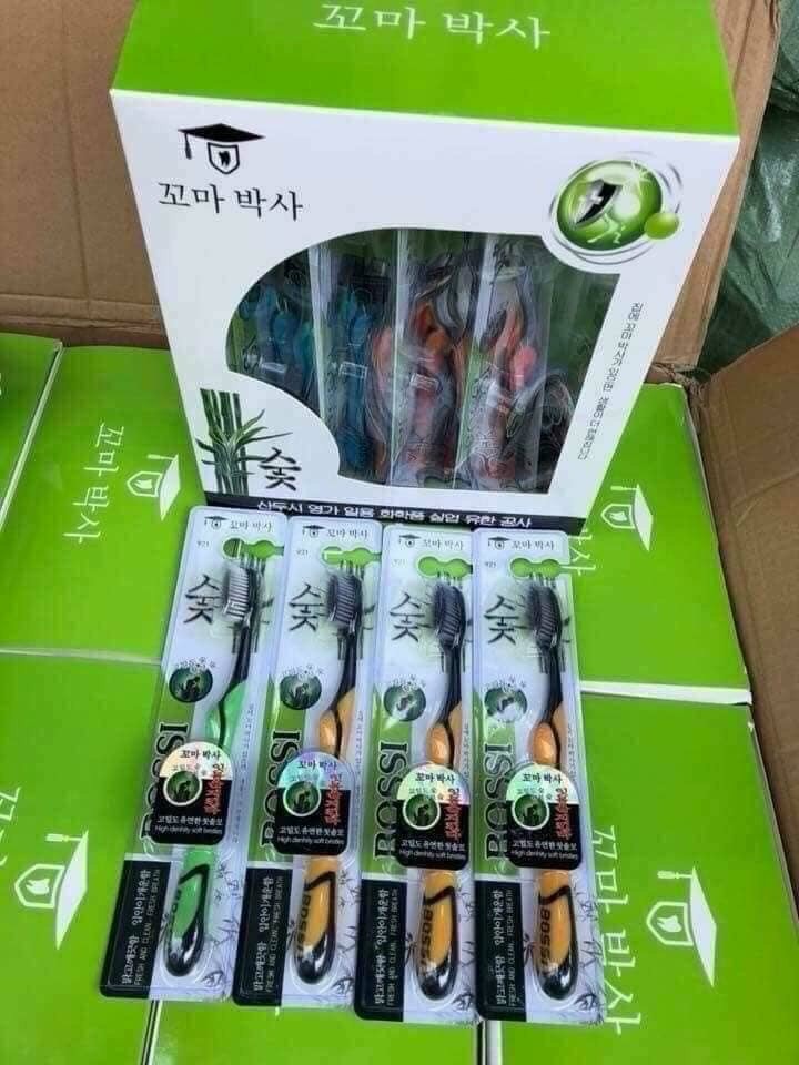 [HCM]( comboo 5 chiếc ) BÀN CHẢI ĐÁNH RĂNG THAN TRE HOẠT TÍNH