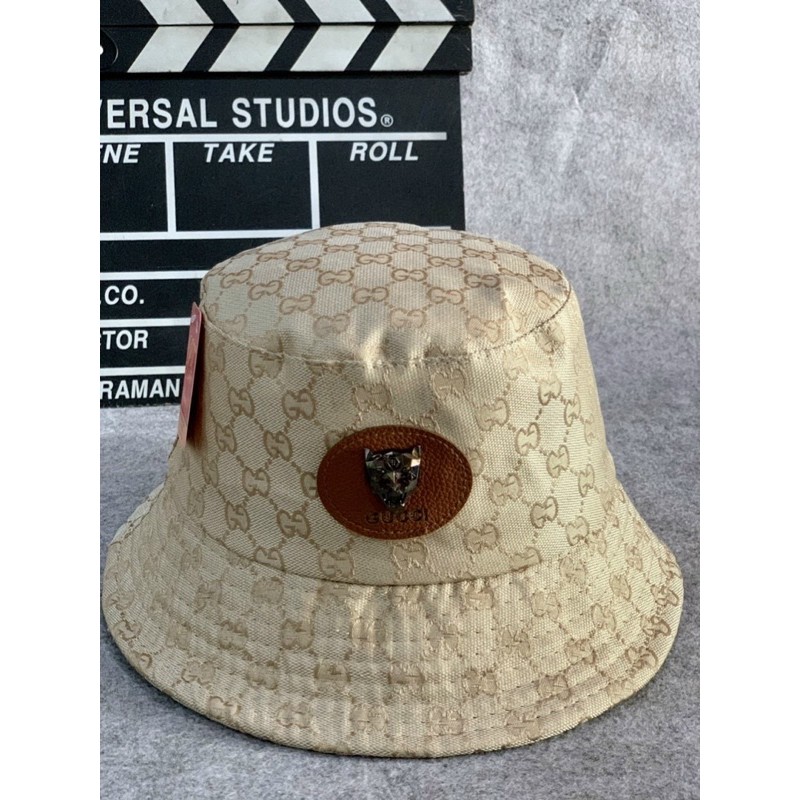 Nón Bucket - Guccci Logo Mặt Nổi