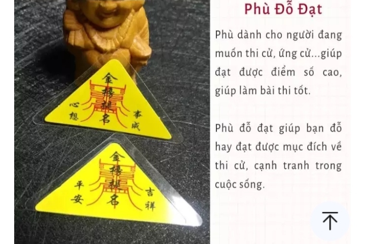 Linh phù Tam giác: Phù ĐỖ ĐẠT