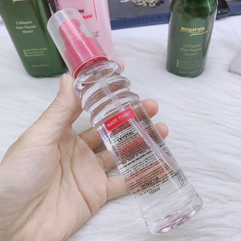 Tinh dầu dưỡng tóc phục hồi sophia crytal 100ml